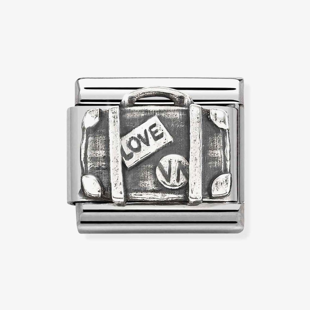 CLASSIC Composable Sterling Silver Suitcase Charm