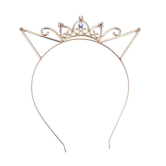 Gold Crown Hairband