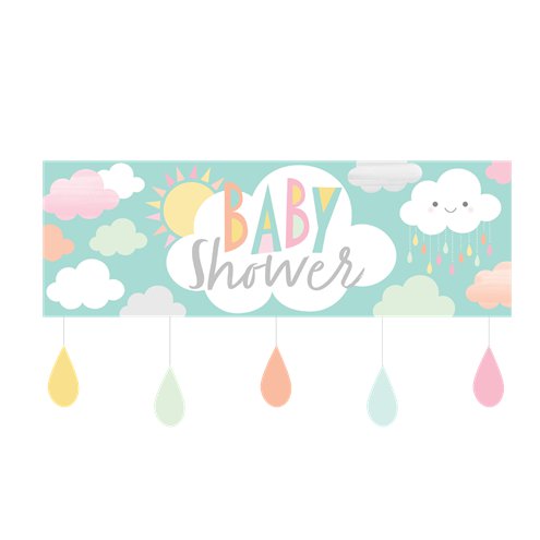 Sunshine Baby Showers Giant Banner with Attachments - 1.5m