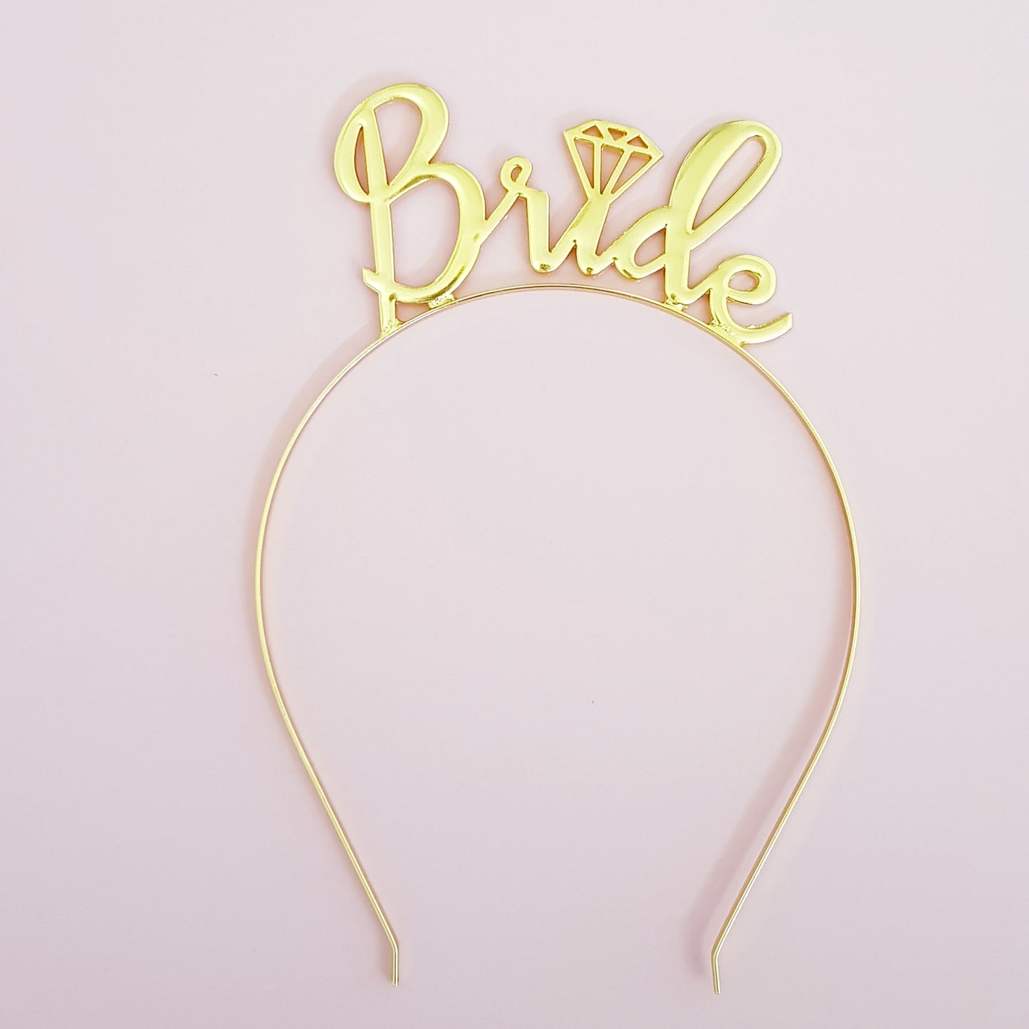 Bride hair band in Gold