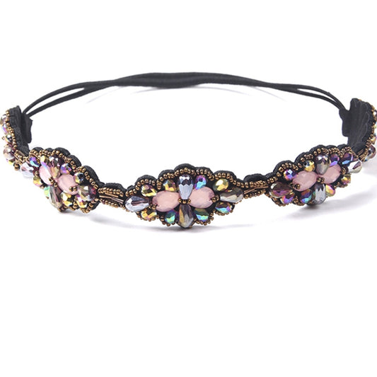 Embellished Multi Colour Beaded  Headband