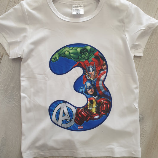 Avengers Birthday Tshirt