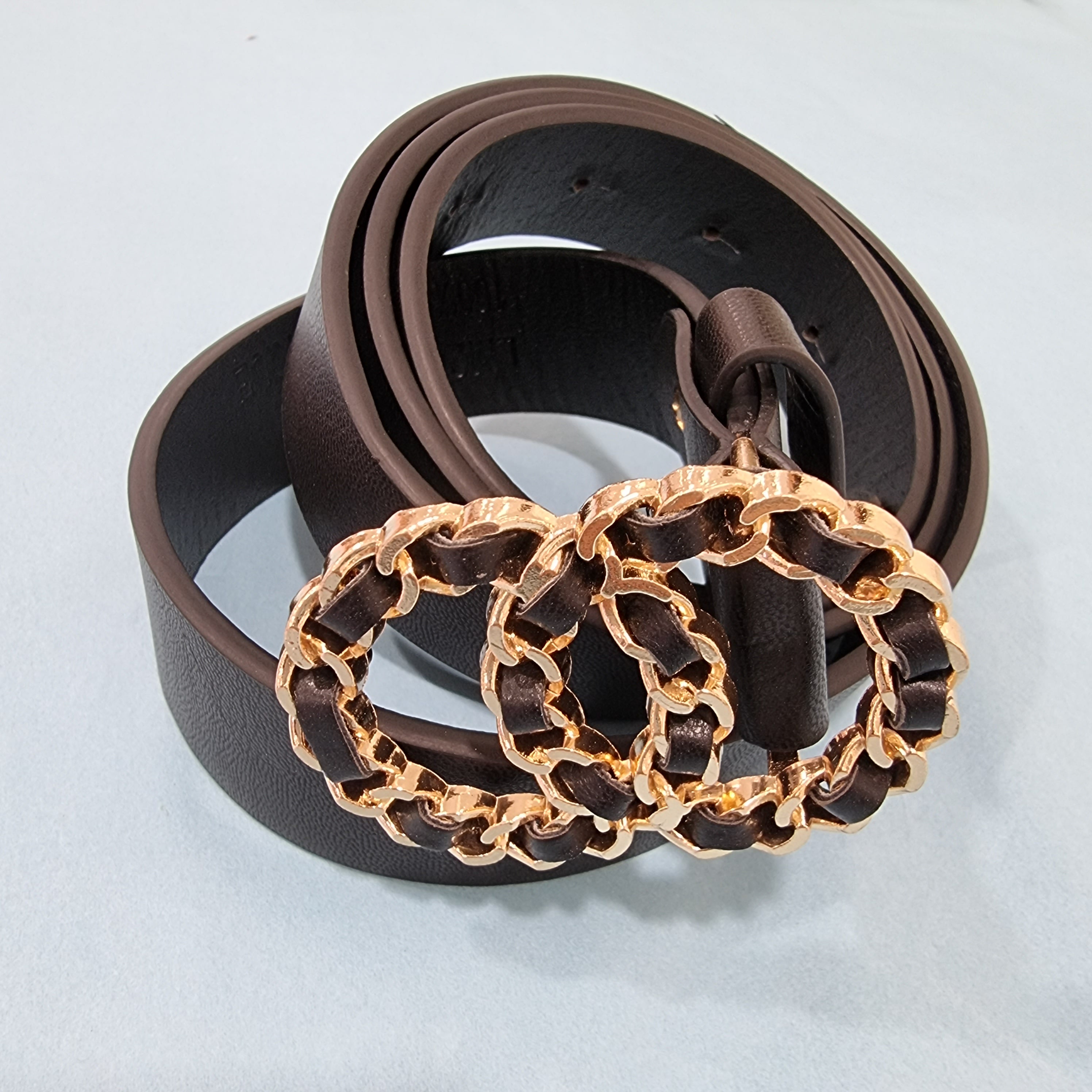 Black and gold chain waist belt NORA & KATIE