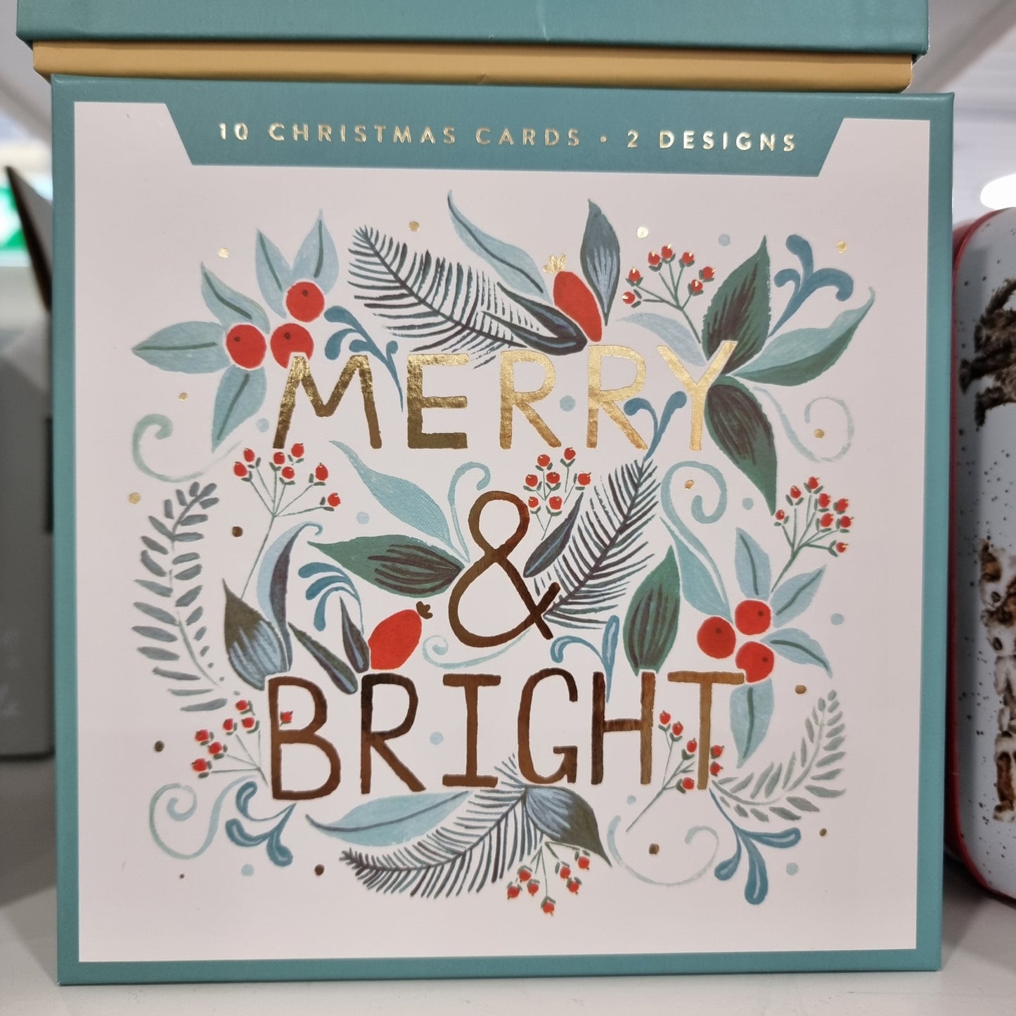 Boxed christmas cards Merry & Bright
