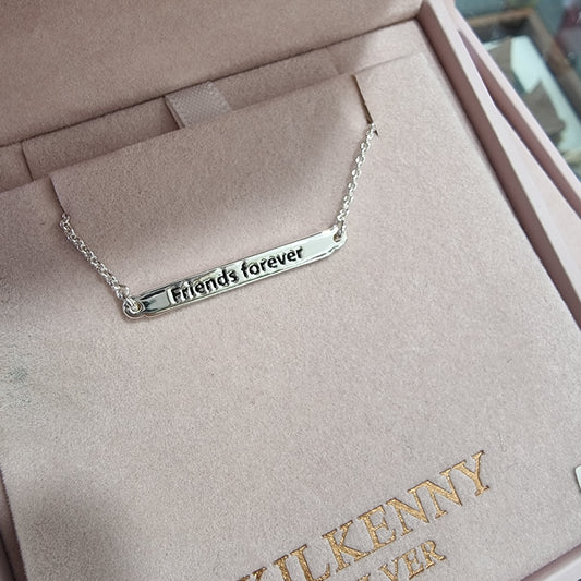 Friends Forever silver pendant
