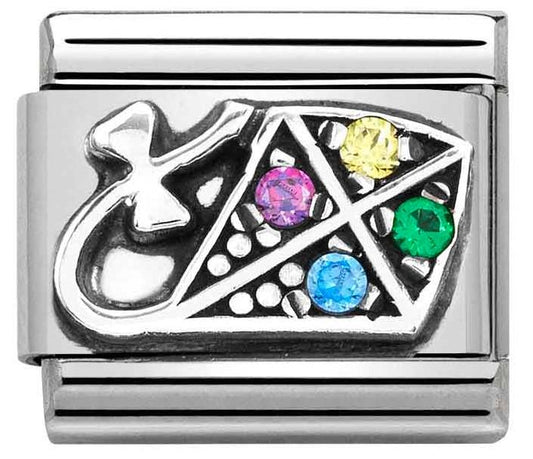 SYMBOLS OX steel,Cz & silver 925 Kite