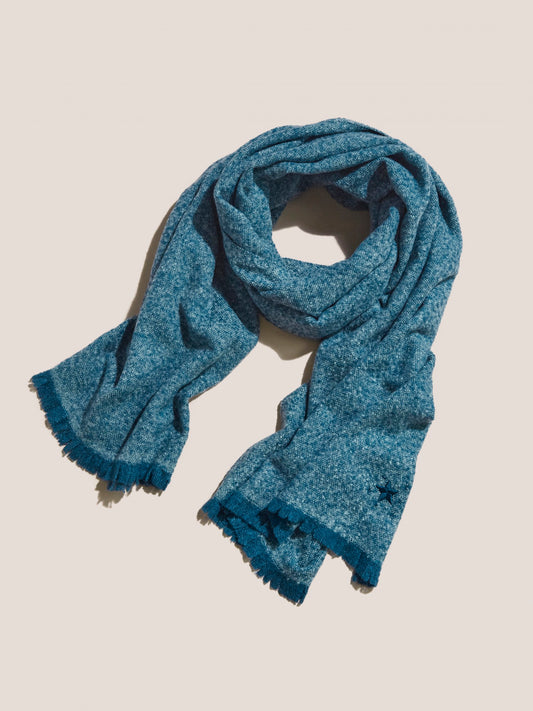 MIDWEIGHT PLAIN SCARF

- Teal