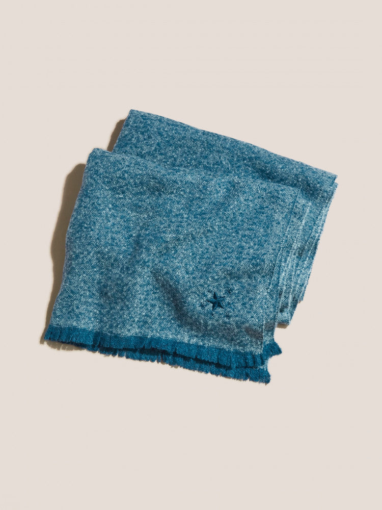 MIDWEIGHT PLAIN SCARF

- Teal