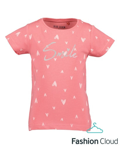 Pink Heart T-shirt - Smile 702260 X