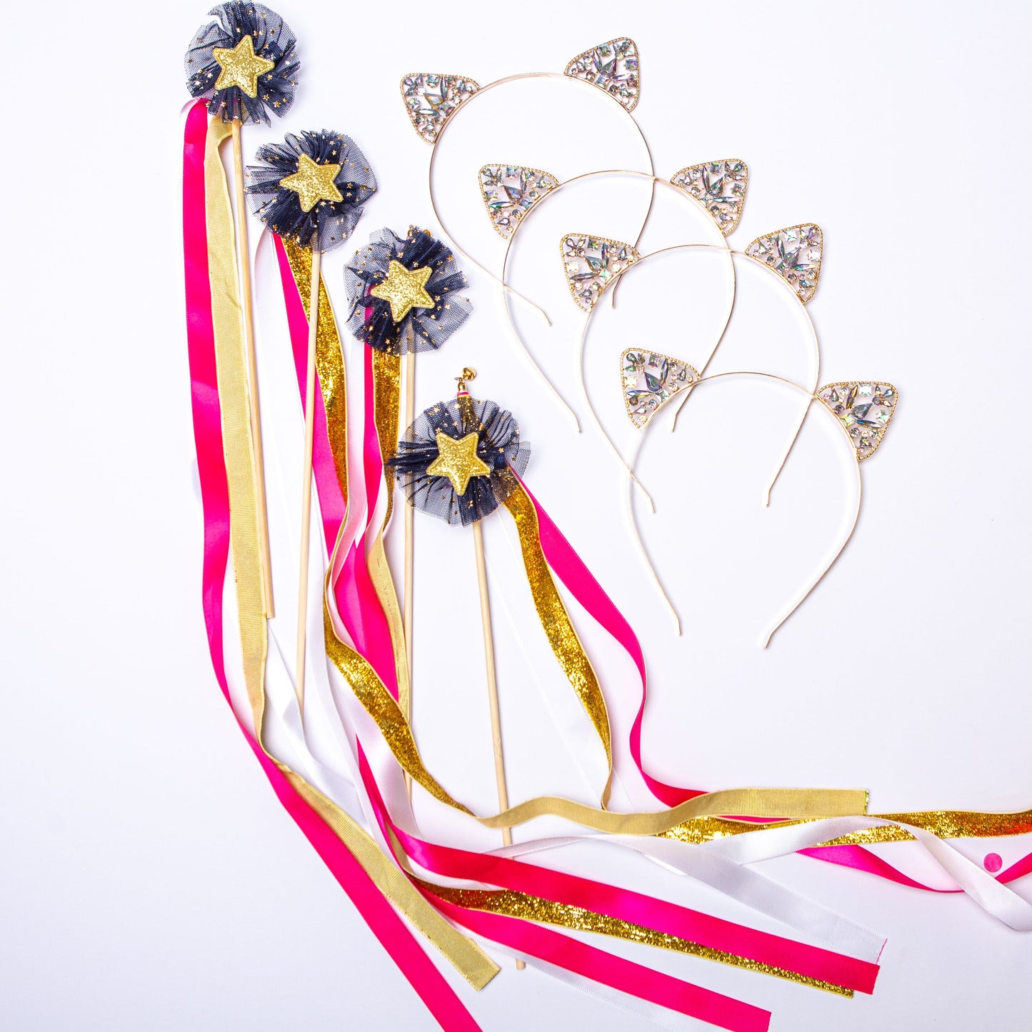 Birthday Buddy Ears & Wand Set - Little Stars Party