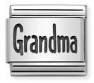 Classic Silver Plate Oxidised GRANDMA