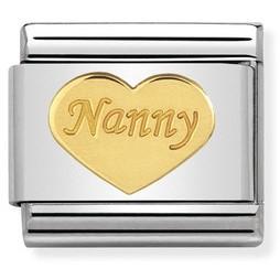 Classic 18ct Gold NANNY HEART