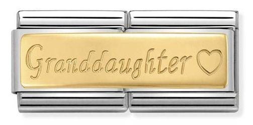 Classic Double 18ct Gold Granddaughter