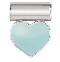 SeiMia SYMBOLS,925 silver &  enamel Heart Turquoise 147118/002