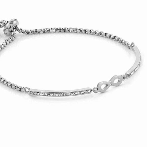 MILLELUCI bracelet,S/steel,CZ  Infinity