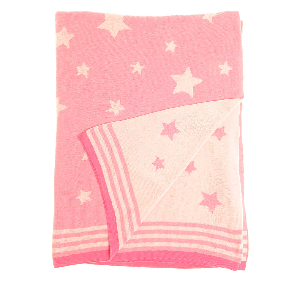 Pink Stars Blanket