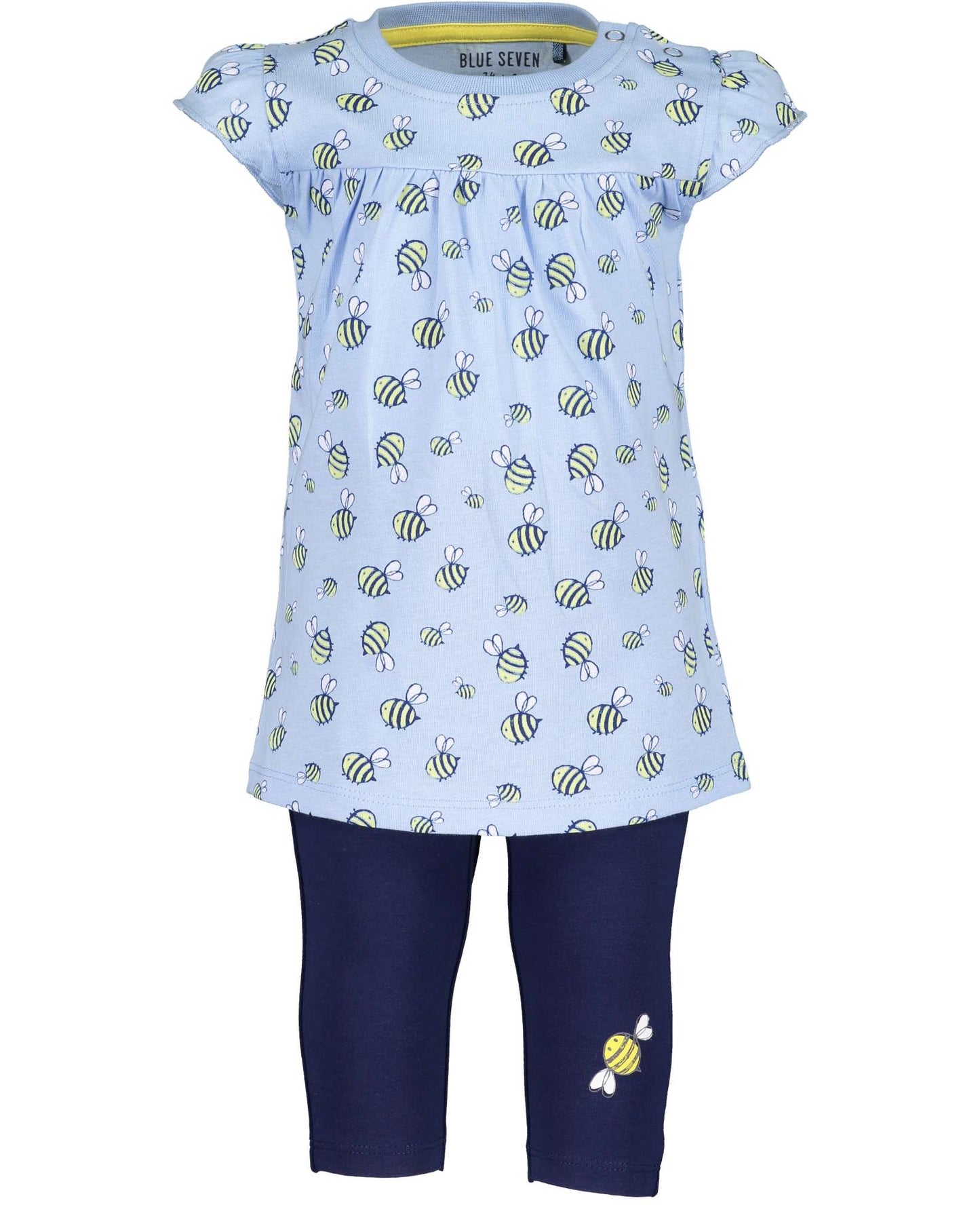 Blue bumble bee tunic and leggings