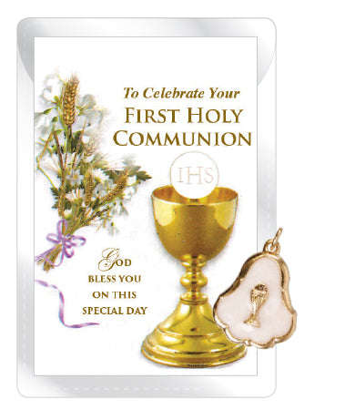 Communion Medal & Leaflet/Wallet