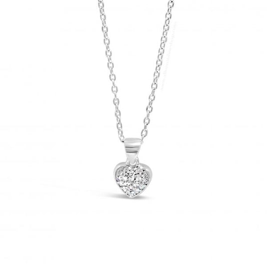 Silver Heart Pendant And Chain HCP207