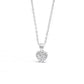 Silver Heart Pendant And Chain HCP207