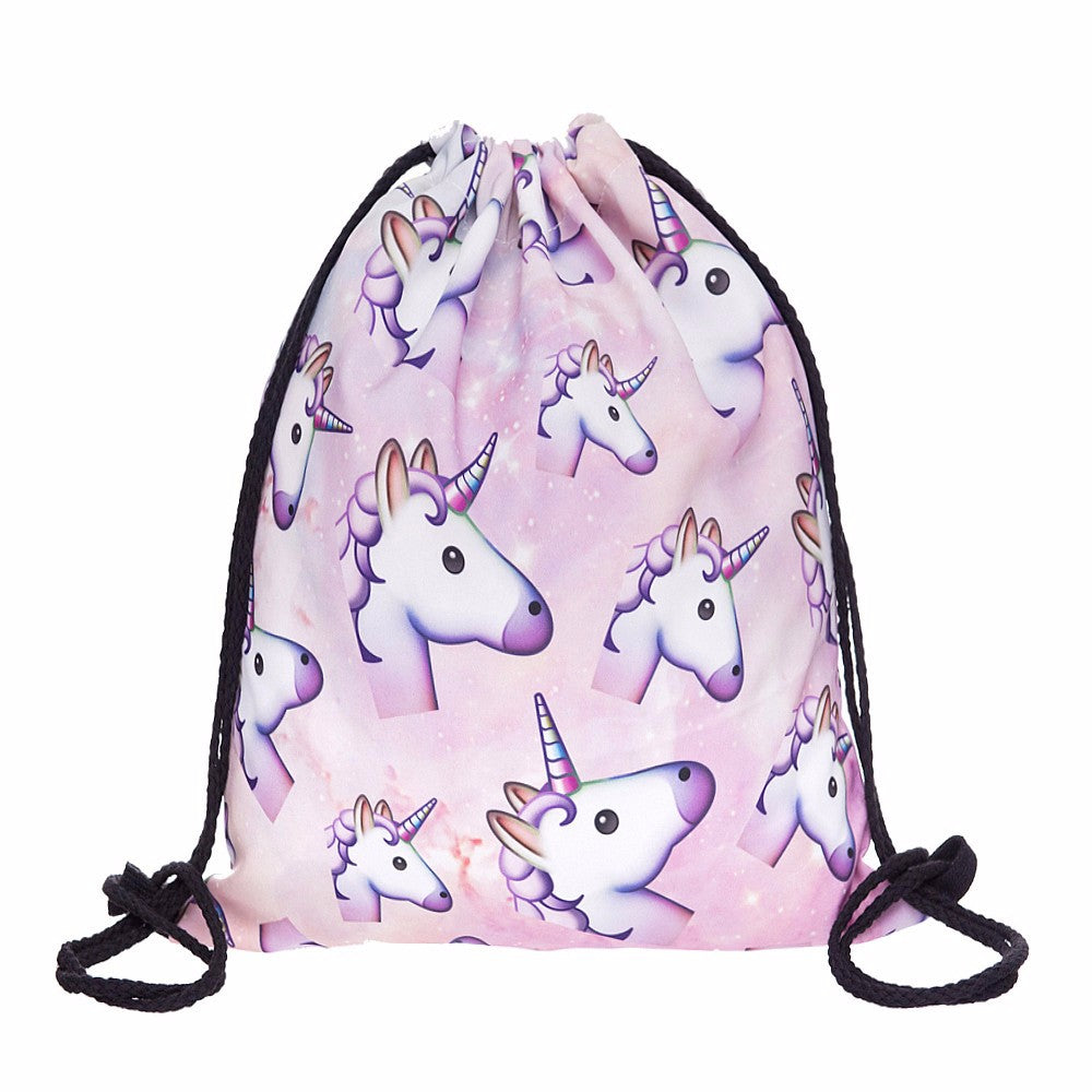 Unicorn Pull String Bag
