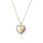 GOLD GLISTENING HEART NECKLACE L3198