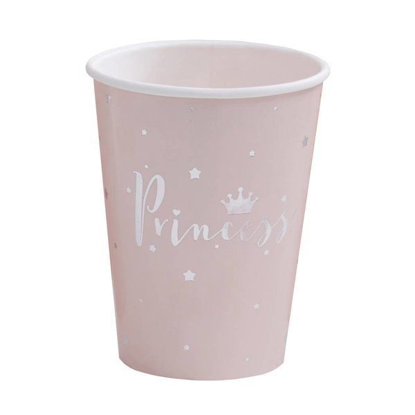 Princess Party Pink Paper Cups