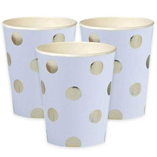 Metallic Polka Dot Party Cups