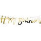 Gold Happy Birthday Bunting