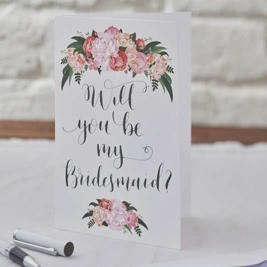 Will You Be My Bridesmaid Cards - Boho