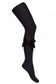 Condor Tights - Side Velvet Bow BLACK 900