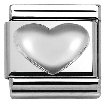 Classic SYMBOLS in st.steel and sterling silver Heart