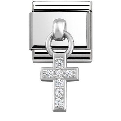 Classic CHARMS stainless steel and silver 925 Cross