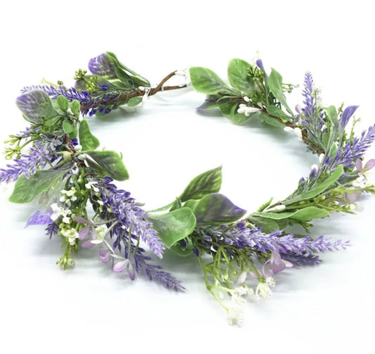 Lavender Girls flower crown