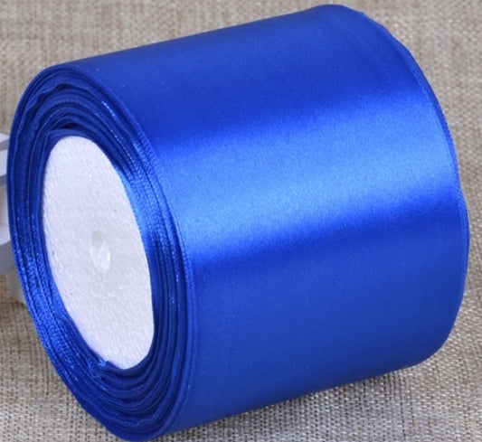 Royal Blue Wedding car ribbon