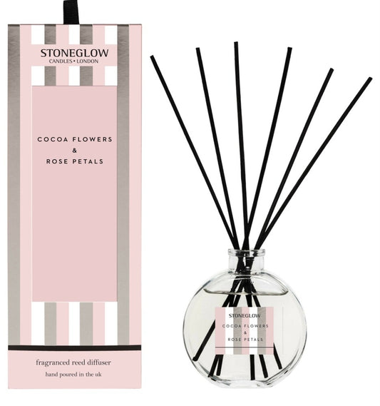 MODERN CLASSICS - JUBILEE EDITION - COCOA FLOWERS & ROSE PETALS - REED DIFFUSERS