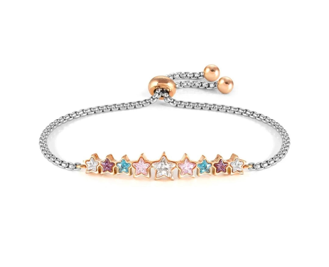 MILLELUCI bracelet coloured crystals