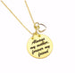 GOLD ALWAYS MY MOTHER FOREVER MY FRIEND NECKLACE