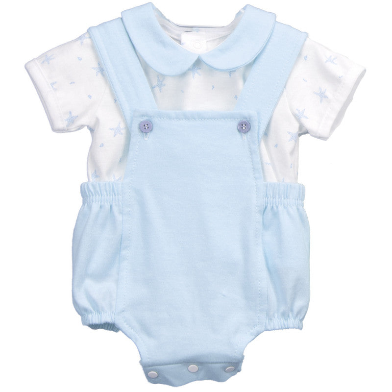 BABY BOYS ROMPER AND BLOUSE PACIFIC PRINTED