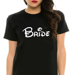 Black Disney Bride t shirt top - Medium