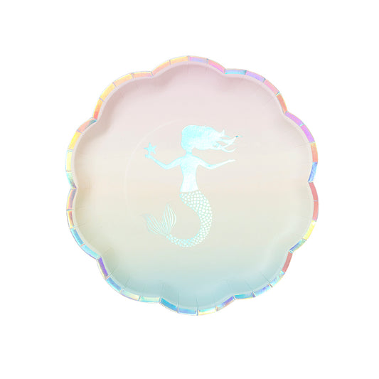 Mermaid Paper Plates