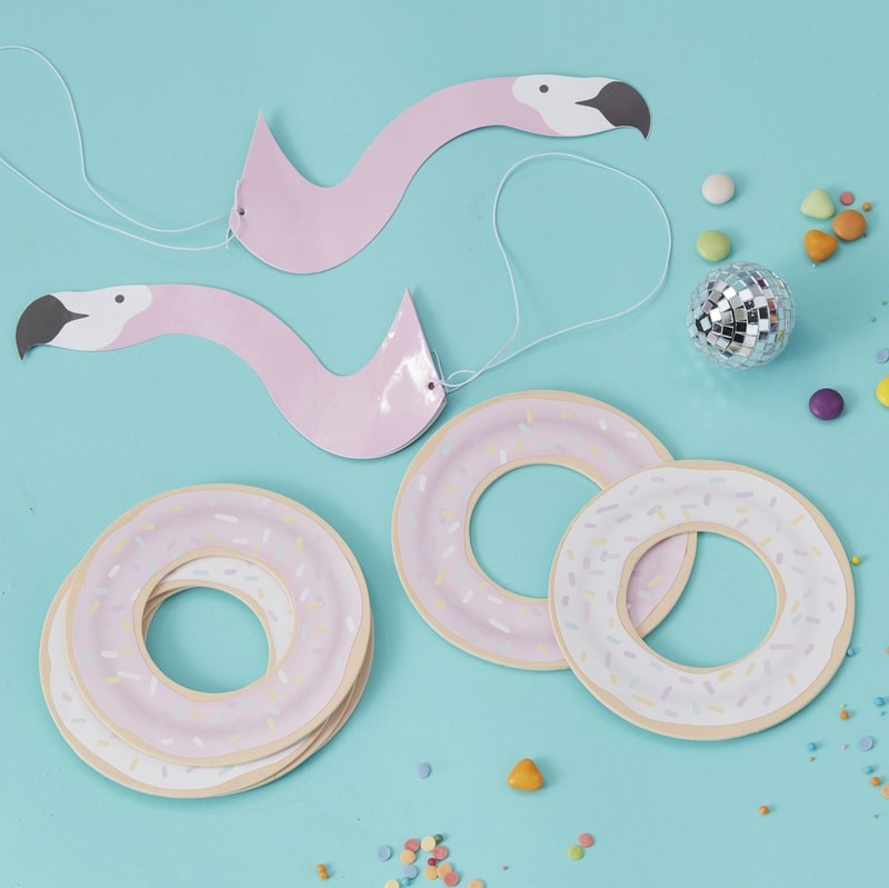 Flamingo Donut Party Game
