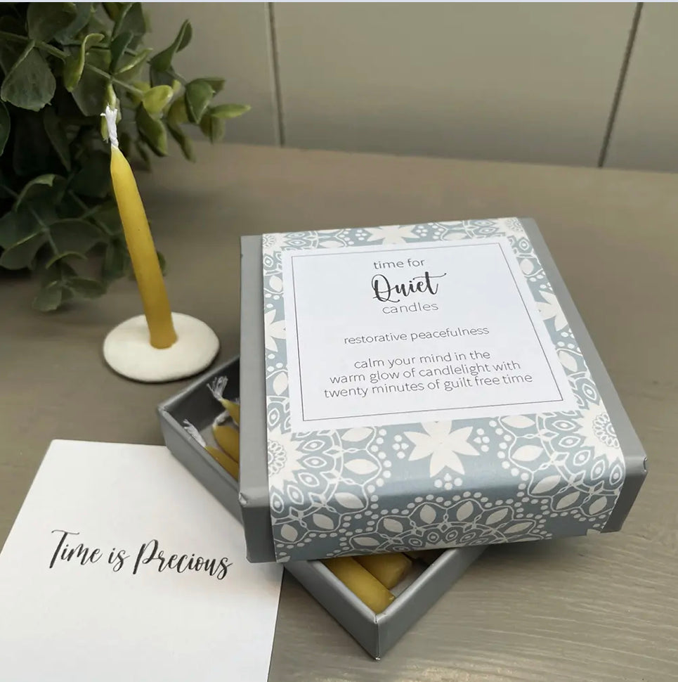 time for Quiet candles (wrap) NORA & KATIE