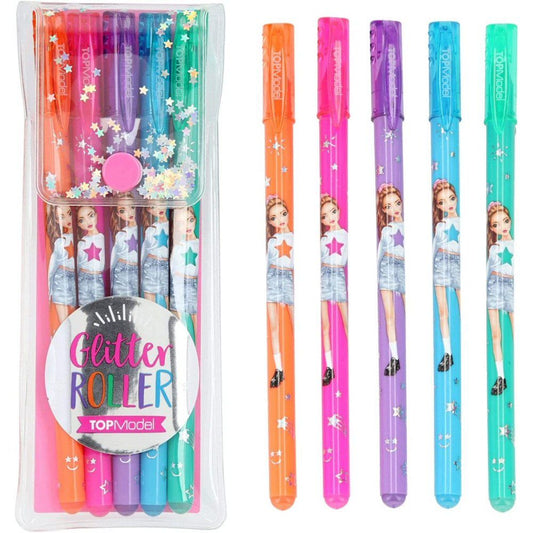 Depesche TopModel Glitter Roller Gel Pen Set (5 Pens)