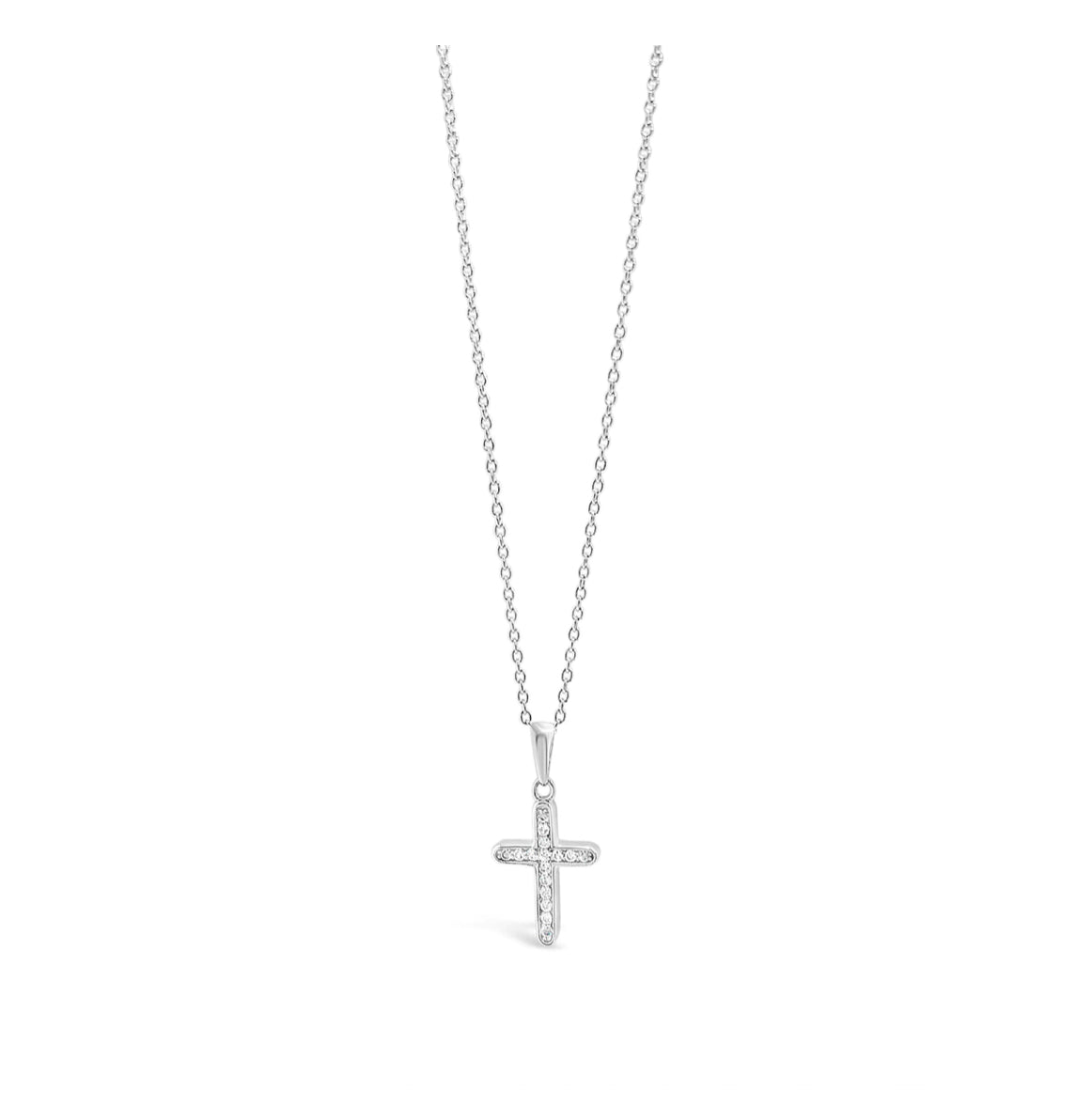 Absolute Jewellery Diamante Cross Necklace HCC112