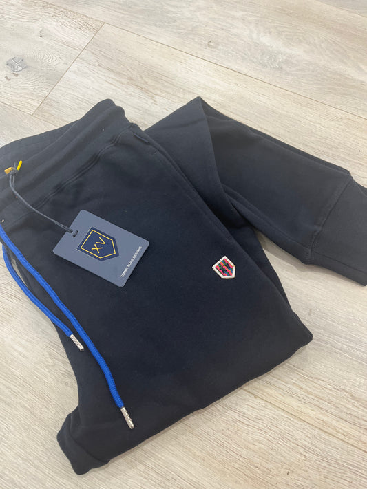 Navy Slim Fit Tracksuit Bottoms Lelos Lower