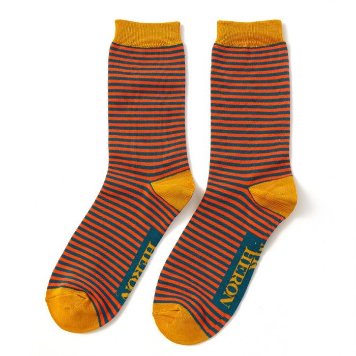 Mr Heron Mini Stripes Socks Box