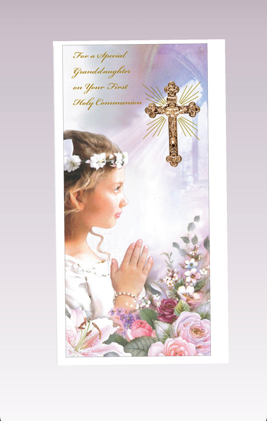 Communion Boxed Card/Granddaughter (C23117)
