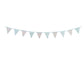 Pastel floral fabric bunting