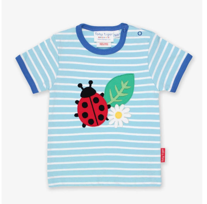 Organic Ladybird Applique T-Shirt